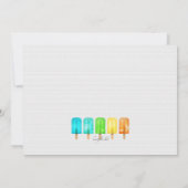 夏は招待状をぽんと鳴らします 招待状 (裏面)