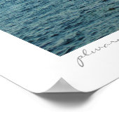 夏は湾を航行 ポスター (角)