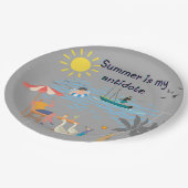 夏は私の解毒剤だ ペーパープレート (アングル)