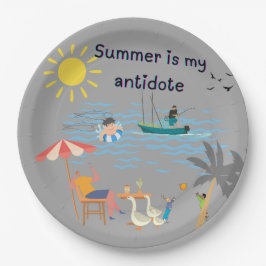 夏は私の解毒剤だ ペーパープレート