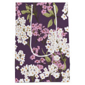 夏は紫 ミディアムペーパーバッグ (裏面)