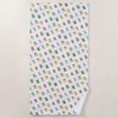 夏は虫が好き ビーチタオル (正面)