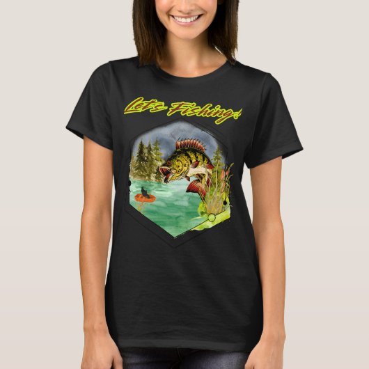 夏は釣りの季節 :) Tシャツ (正面)