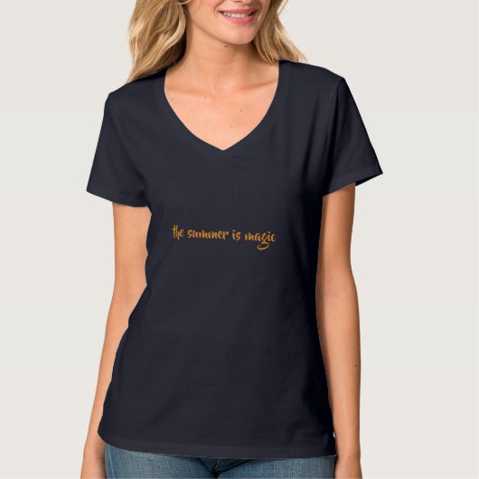 夏は魔法 Tシャツ (正面)
