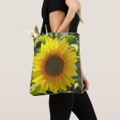 夏ひまわりプリントトートバッグ トートバッグ (クローズアップ)