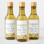 夏ひまわりミニワインラベル ワインラベル (ボトル)