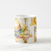 夏ひまわりヴィンテージ コーヒーマグカップ (中央)