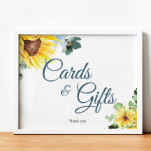 夏ひまわり卓上標識