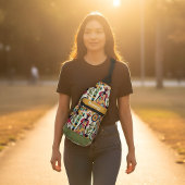 夏ひまわり園 スリングバッグ