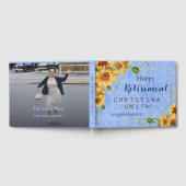 夏ひまクールわり水色退職パーティー ゲストブック (全面)