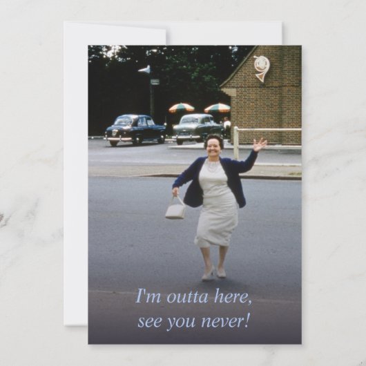 夏ひまクールわり水色退職パーティー 招待状 (裏面)