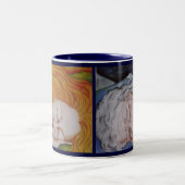 夏または冬のマグ ツートーンマグカップ (中央)