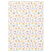 夏よくはしゃぐ テーブルクロス (正面)