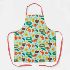 夏をテーマにした エプロン