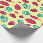 夏をテーマにした ラッピングペーパー (角)