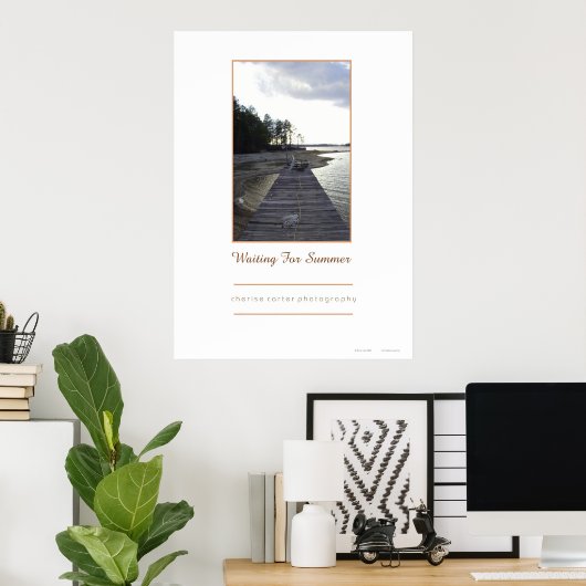 夏を待っている ポスター (ホームオフィス)