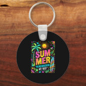 夏を思い出すトロピカルな雰囲気 キーホルダー (正面)