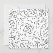 夏を意識おもしろいして溶ける猫カラーリングカード (正面)