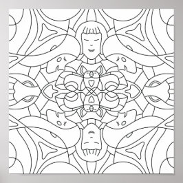 夏を意識した色よくはしゃぐ付けポスター ポスター