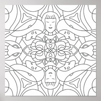 夏を意識した色よくはしゃぐ付けポスター ポスター