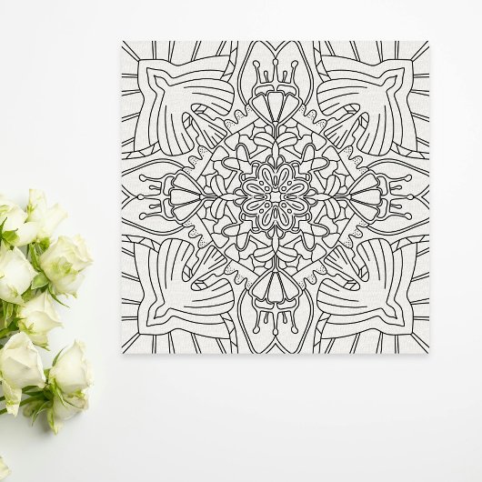 夏を意識して:平和な植物色 ポスター