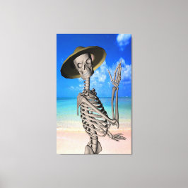 夏を楽しみにしている キャンバスプリント