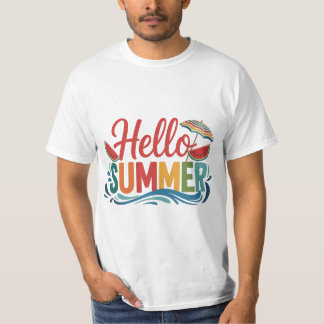 夏を楽しむキュートな面白いTシャツギフト Tシャツ
