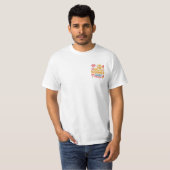 夏を楽しむビーチパームツリーTシャツ Tシャツ (正面フル)