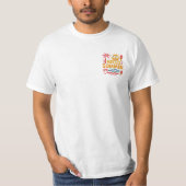 夏を楽しむビーチパームツリーTシャツ Tシャツ (正面)