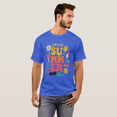 夏を楽しむTシャツ - 太陽の輝き、笑顔、そして季節の変わり目 Tシャツ (正面フル)