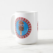 夏を涼しく コーヒーマグカップ (正面左)