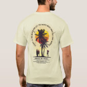 夏を迎え入れる | アダルト Tシャツ (裏面)