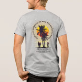 夏を迎え入れる | メンズ トライブレンドＴシャツ (裏面)