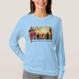 夏を迎え入れる | 女性長袖 Tシャツ