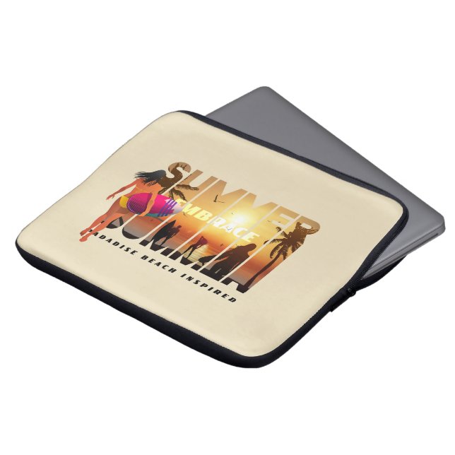 夏を迎え入れる | 13インチ ラップトップスリーブ (正面上部)