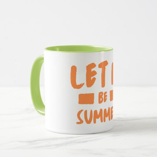 夏を過ごす マグカップ (正面左)