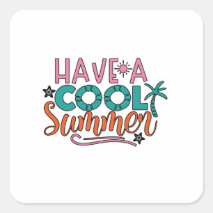 夏を過クールごす スクエアシール