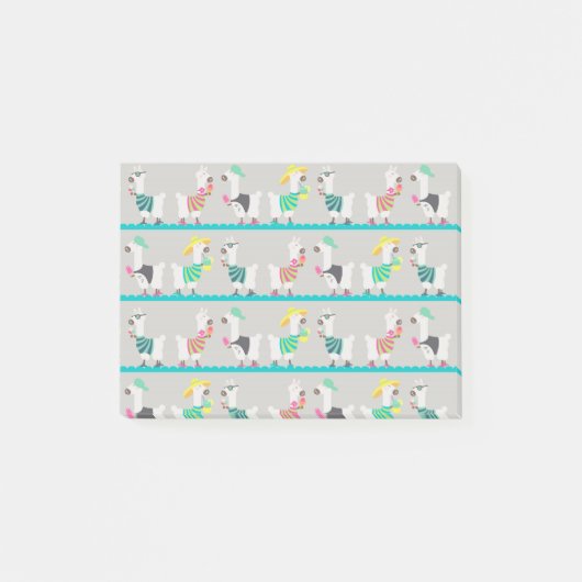 夏アルパカ ポストイット (正面)