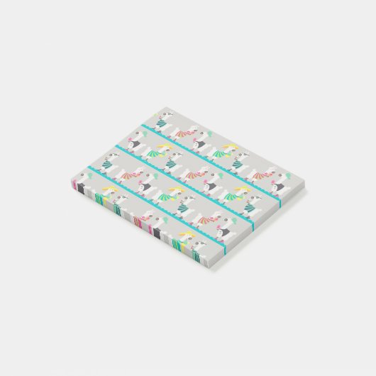 夏アルパカ ポストイット (アングル)