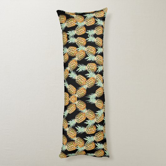 夏アロハハワイ熱帯果実パイナップル ボディピロー (裏面 (縦))