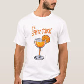 夏イタリアンの雰囲気: Spritz O'Clock Tシャツ (正面)