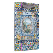 夏イタリアンフローラ青瓦シトラスモノグラム クリップボード (右)