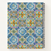 夏イタリアンフローラ青瓦シトラスモノグラム ノートブック (裏面)