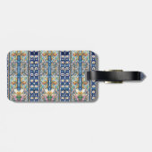 夏イタリアンフローラ青瓦シトラスモノグラム ラゲッジタグ (裏面横)