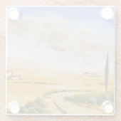 夏イタリアン ガラスコースター (裏面)