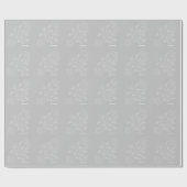 夏エレガントシンプル花模様 ラッピングペーパー (フラット)