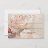 夏エレガントバラ結婚ズ 出欠カード (正面)