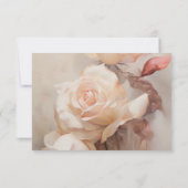 夏エレガントバラ結婚ズ 出欠カード (裏面)