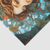 夏エレガントビクトリアン神アールヌーボー 薄葉紙 (詳細)