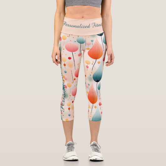 夏エレガント気球 – とお洒落繊細さ カプリレギンス (正面)